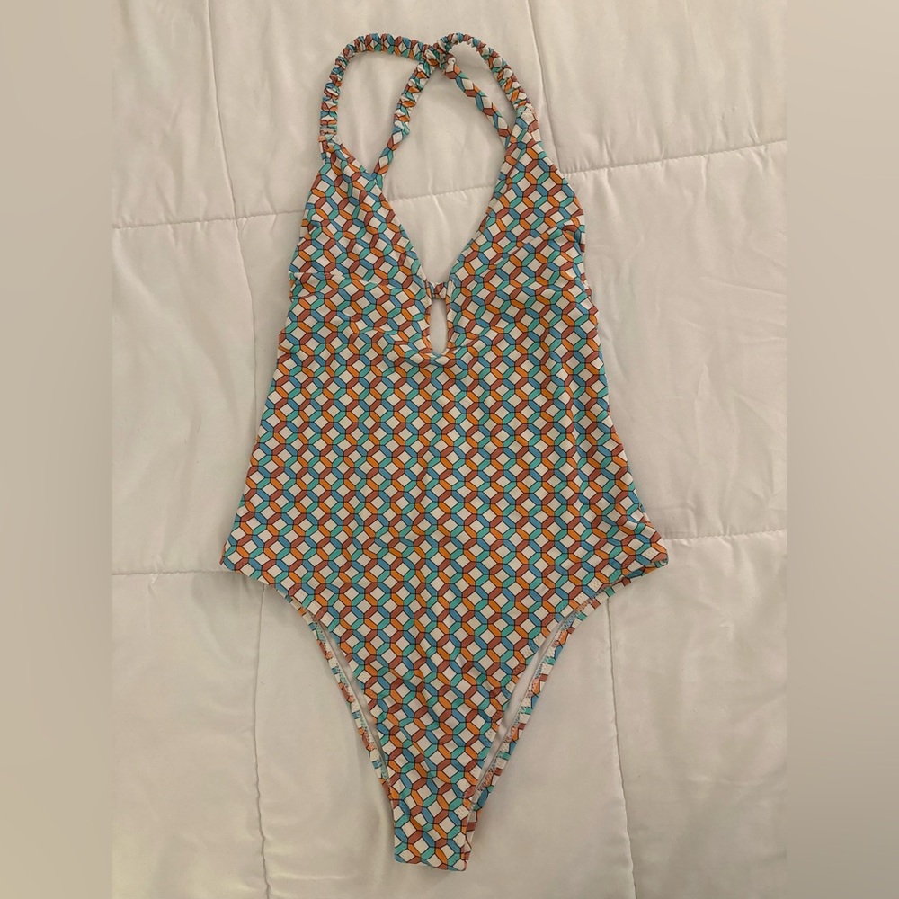 Shade+Shore High- Leg Cheeky One-Piece Swimsuit